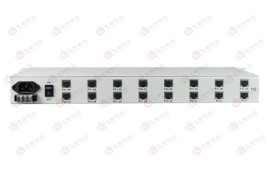 64路電話+4E1+4GE 電話光端機(jī)（19英寸1U）