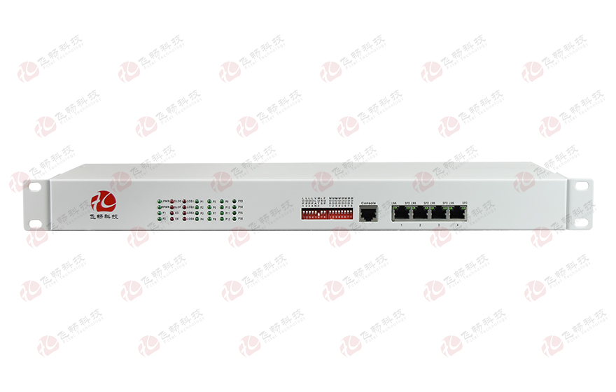 16路電話+4E1+4GE+4RS232光端機