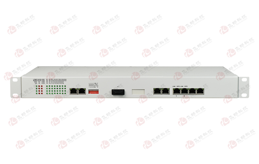 32路電話+4E1+4GE+4路串口 電話光端機(jī)(19英寸1U)