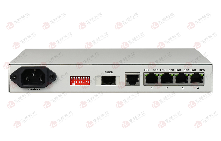 普通型 4路百兆電 光纖收發(fā)器