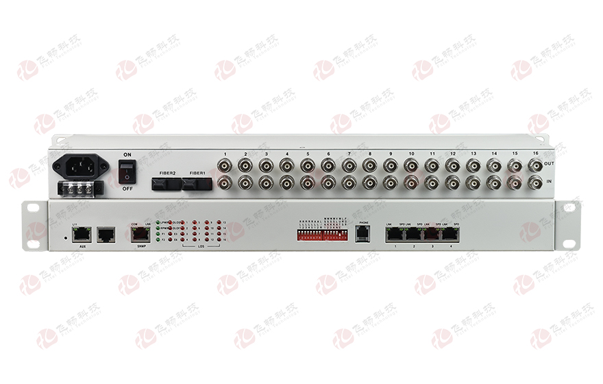 16E1+4ETH 1+1光備份 PDH光端機(jī)