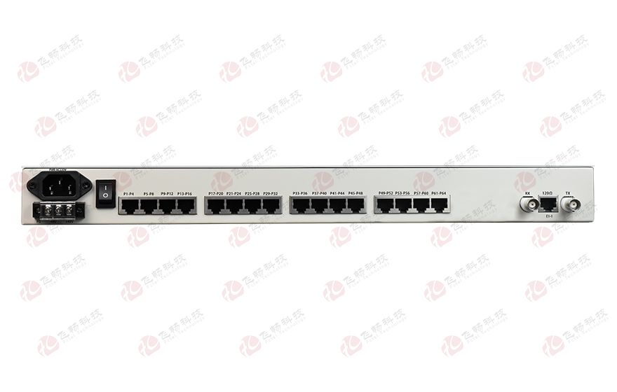 單E1 傳64路電話 PCM設備