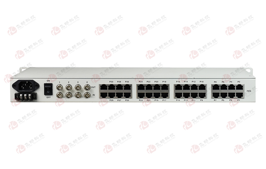 32路電話+8E1+4GE+4路串口 電話光端機(jī)(19英寸1U)