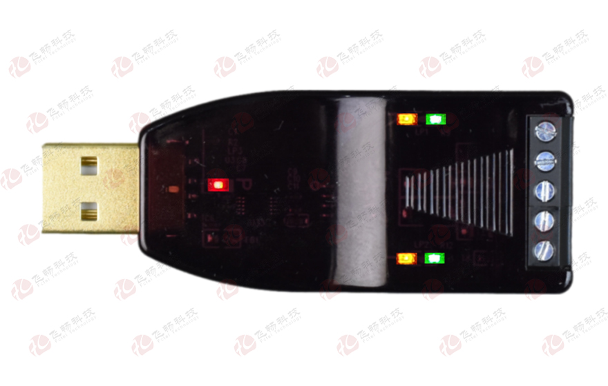 工業(yè)級(jí)6KV 防雷型 usb轉(zhuǎn)1路高速rs485+1路RS232 轉(zhuǎn)換器