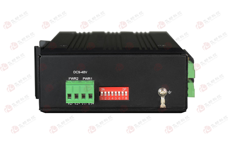 工業(yè)軌式 匯聚型4路百兆電+4路百兆SFP光轉2路千兆SFP光 交換機
