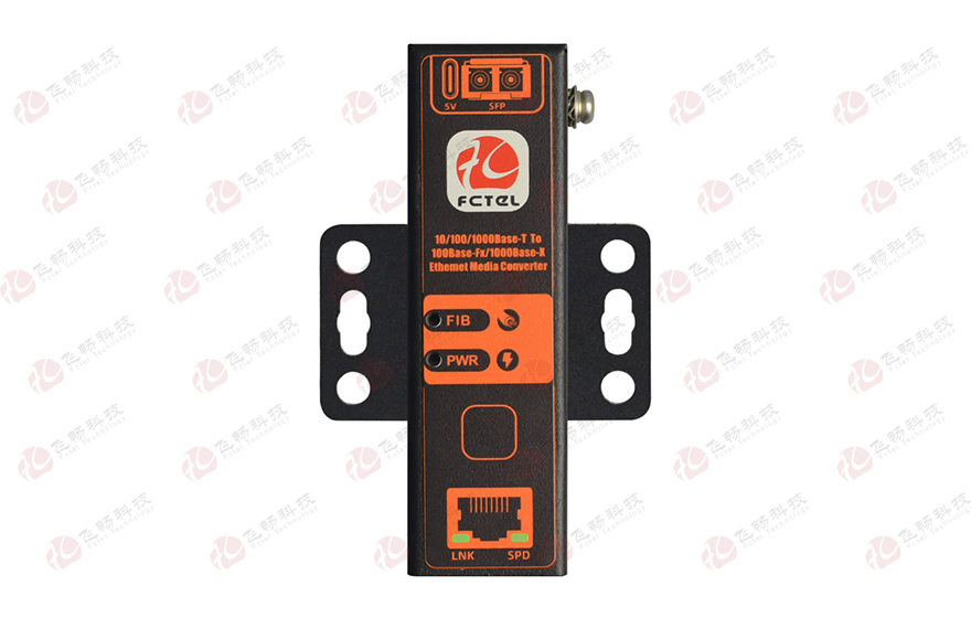 口紅型 工業(yè)軌式 1路千兆電轉(zhuǎn)1路百兆/千兆自適應(yīng)光