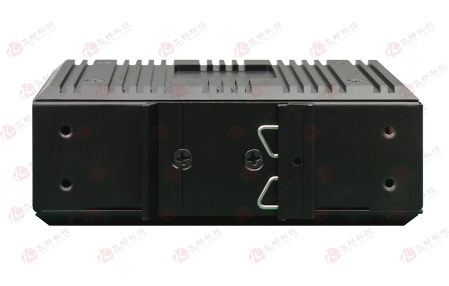 工業(yè)軌式2路串口／4路開關(guān)量+4路百兆電 光端機(jī)