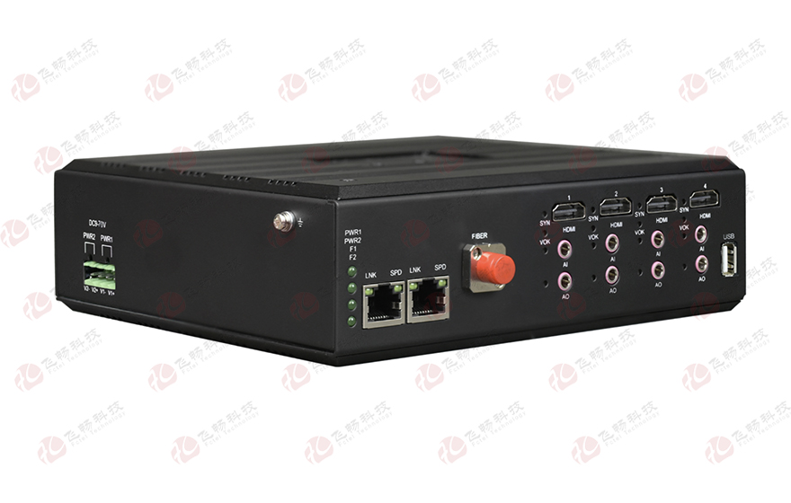 4路2K HDMI+1路雙向獨立音頻 + 2路物理隔離千兆以太網+USB 光端機